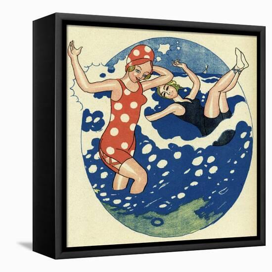 Bathing Beauties 1914-Axel Nygaard-Framed Stretched Canvas