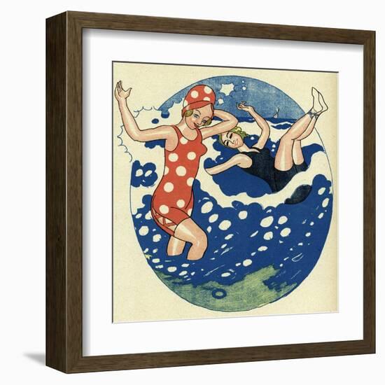 Bathing Beauties 1914-Axel Nygaard-Framed Art Print