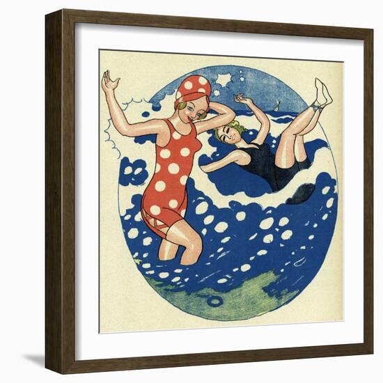 Bathing Beauties 1914-Axel Nygaard-Framed Art Print