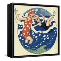 Bathing Beauties 1914-Axel Nygaard-Framed Stretched Canvas