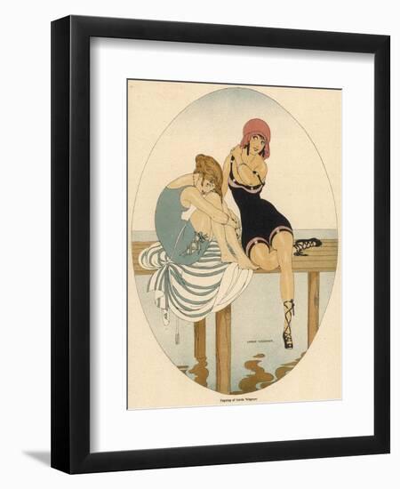 Bathing Beauties 1916-Gerda Wegener-Framed Premium Photographic Print
