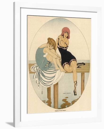 Bathing Beauties 1916-Gerda Wegener-Framed Photographic Print