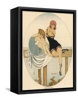 Bathing Beauties 1916-Gerda Wegener-Framed Stretched Canvas