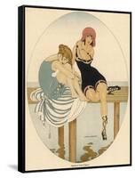 Bathing Beauties 1916-Gerda Wegener-Framed Stretched Canvas