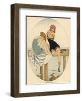 Bathing Beauties 1916-Gerda Wegener-Framed Photographic Print