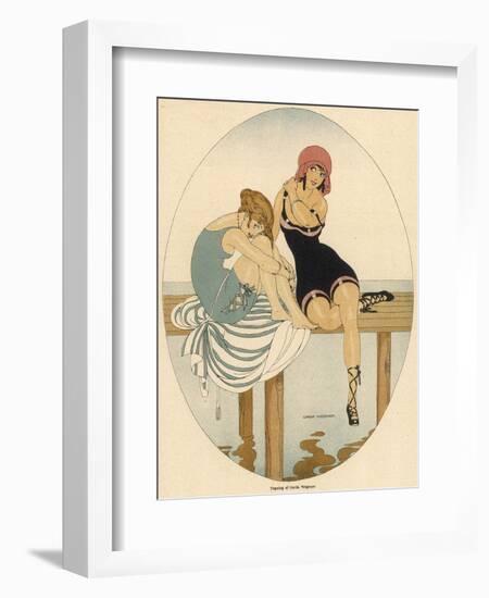 Bathing Beauties 1916-Gerda Wegener-Framed Photographic Print