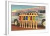 Bathing Beauties by Bus, St. Petersburg, Florida-null-Framed Art Print