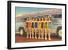 Bathing Beauties by Bus, St. Petersburg, Florida-null-Framed Art Print