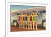 Bathing Beauties by Bus, St. Petersburg, Florida-null-Framed Premium Giclee Print