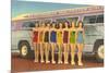 Bathing Beauties by Bus, St. Petersburg, Florida-null-Mounted Premium Giclee Print