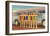 Bathing Beauties by Bus, St. Petersburg, Florida-null-Framed Art Print