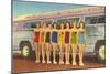 Bathing Beauties by Bus, St. Petersburg, Florida-null-Mounted Art Print