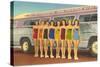 Bathing Beauties by Bus, St. Petersburg, Florida-null-Stretched Canvas