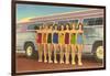 Bathing Beauties by Bus-null-Framed Art Print