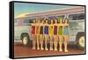 Bathing Beauties by Bus-null-Framed Stretched Canvas
