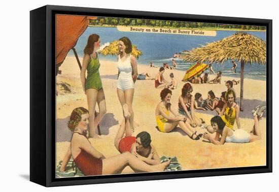 Bathing Beauties, Florida-null-Framed Stretched Canvas