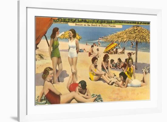 Bathing Beauties, Florida-null-Framed Premium Giclee Print
