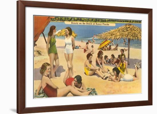 Bathing Beauties, Florida-null-Framed Premium Giclee Print