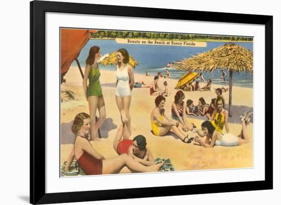 Bathing Beauties, Florida-null-Framed Premium Giclee Print