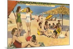 Bathing Beauties, Florida-null-Mounted Premium Giclee Print