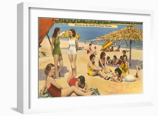 Bathing Beauties, Florida-null-Framed Art Print