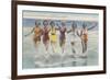 Bathing Beauties, Long Island, New York-null-Framed Art Print