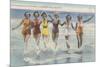 Bathing Beauties, Long Island, New York-null-Mounted Art Print