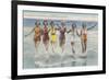 Bathing Beauties, Long Island, New York-null-Framed Premium Giclee Print