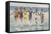Bathing Beauties, North Fork, Long Island, New York-null-Framed Stretched Canvas