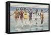 Bathing Beauties, North Fork, Long Island, New York-null-Framed Stretched Canvas