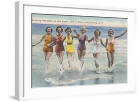 Bathing Beauties, North Fork, Long Island, New York-null-Framed Art Print