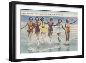 Bathing Beauties, North Fork, Long Island, New York-null-Framed Art Print