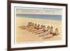 Bathing Beauties on Miami Beach, Florida-null-Framed Art Print