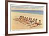 Bathing Beauties on Miami Beach, Florida-null-Framed Art Print