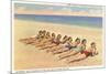 Bathing Beauties on Miami Beach, Florida-null-Mounted Art Print