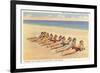 Bathing Beauties on Miami Beach, Florida-null-Framed Premium Giclee Print