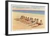 Bathing Beauties on Miami Beach, Florida-null-Framed Art Print