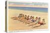 Bathing Beauties on Miami Beach, Florida-null-Stretched Canvas