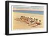 Bathing Beauties on Miami Beach, Florida-null-Framed Art Print