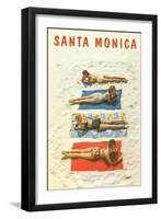 Bathing Beauties, Santa Monica-null-Framed Art Print