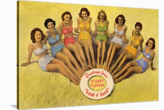 Bathing Beauties, Stuart, Florida-null-Stretched Canvas