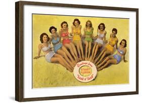 Bathing Beauties, Stuart, Florida-null-Framed Art Print