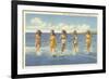 Bathing Beauties, Wrightsville Beach, North Carolina-null-Framed Premium Giclee Print