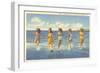 Bathing Beauties, Wrightsville Beach, North Carolina-null-Framed Art Print