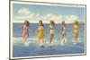 Bathing Beauties, Wrightsville Beach, North Carolina-null-Mounted Art Print