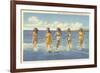 Bathing Beauties, Wrightsville Beach, North Carolina-null-Framed Art Print