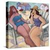 Bathing Beauties-Rebecca Molayem-Stretched Canvas