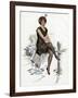 Bathing Beauty American-Harrison Fisher-Framed Art Print