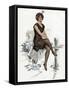 Bathing Beauty American-Harrison Fisher-Framed Stretched Canvas