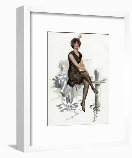 Bathing Beauty American-Harrison Fisher-Framed Art Print